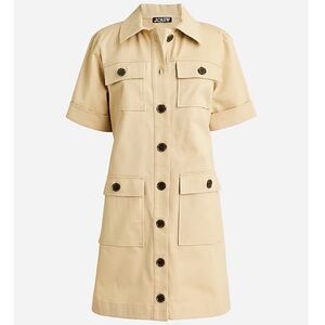 J. Crew Gamine Shirtdress in Stretch Twill